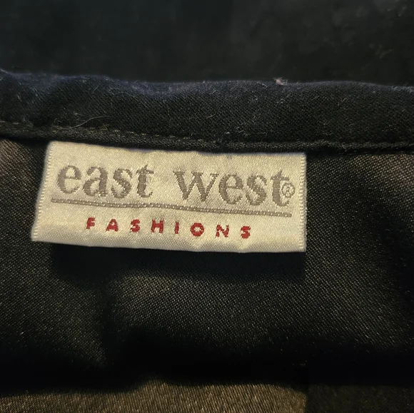 East West Fashions Black Button Up - Picture 3 of 6